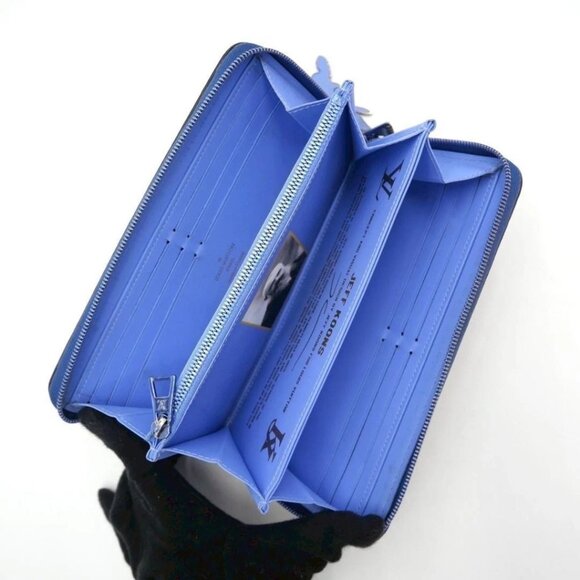 Louis Vuitton Wallet Masters Collection Monet Blue Rare by Jeff Koons - Picture 3 of 11